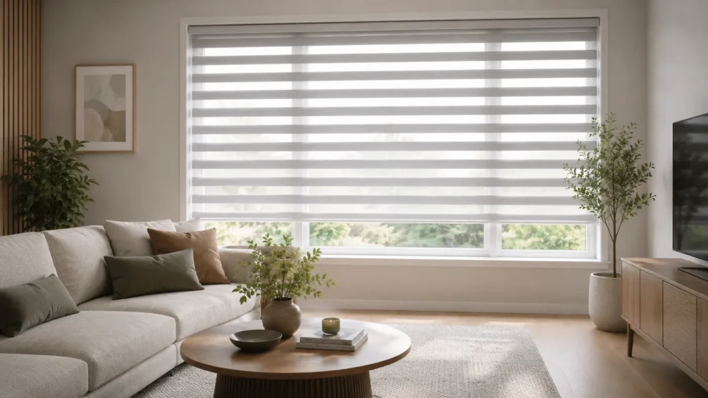 Motorized zebra blinds planning visual