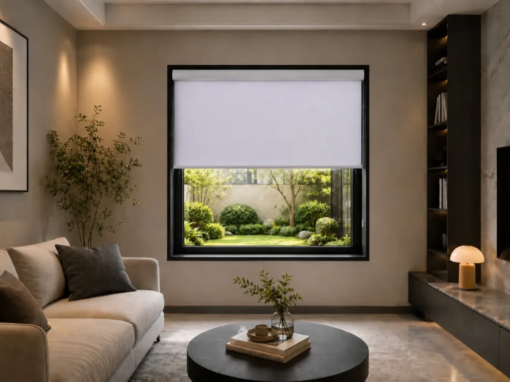 MoonVeil roller blinds in Moonlit Lavender, main product view