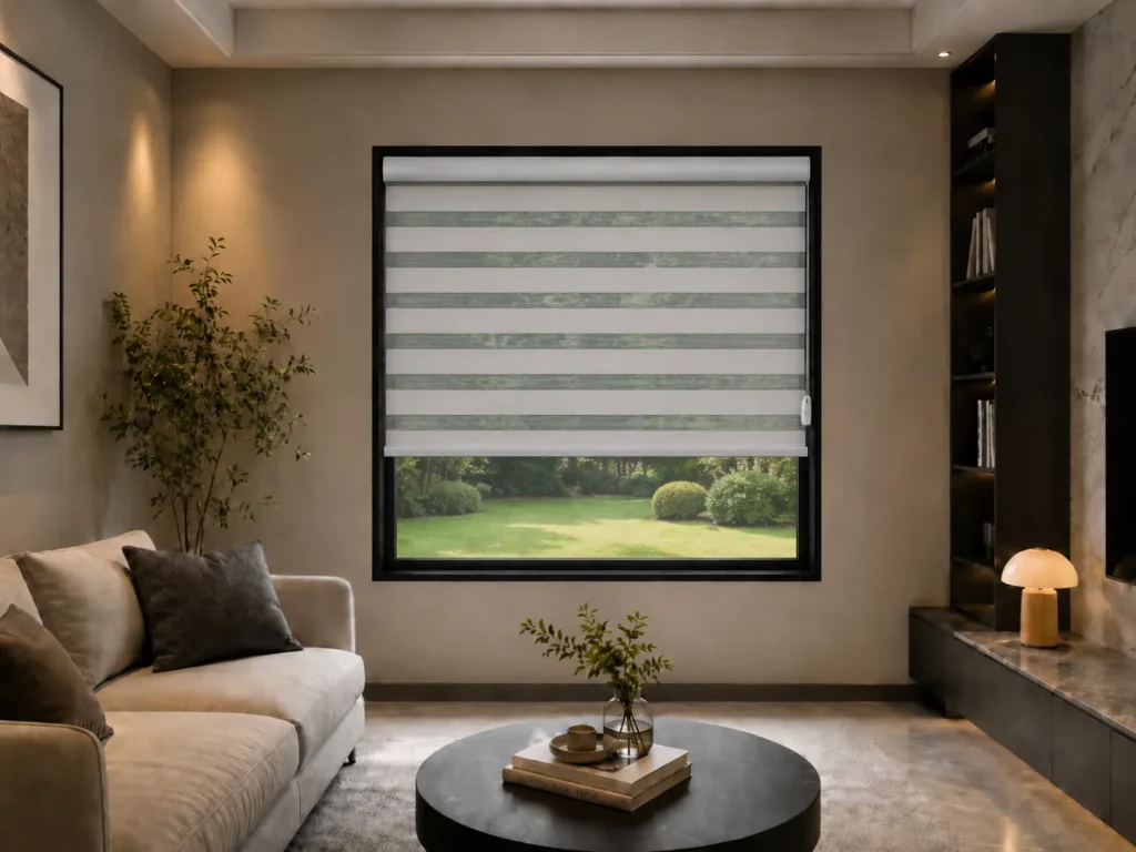 OpalVeil zebra blinds, main product view
